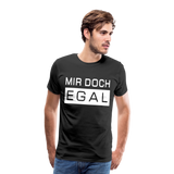 Mir Doch Egal - Männer Premium T-Shirt - Schwarz