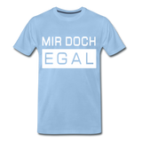 Mir Doch Egal - Männer Premium T-Shirt - Sky