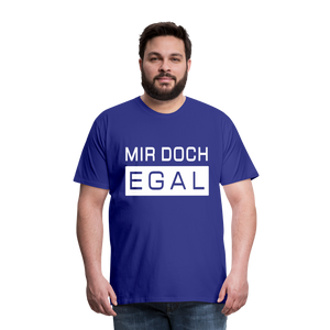 Mir Doch Egal - Männer Premium T-Shirt - Bordeauxrot meliert