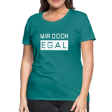 Mir Doch Egal - Frauen Premium T-Shirt - Divablau