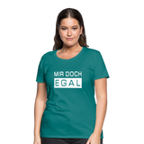 Mir Doch Egal - Frauen Premium T-Shirt - Divablau