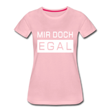 Mir Doch Egal - Frauen Premium T-Shirt - Hellrosa