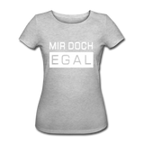 Mir Doch Egal - Frauen Bio-T-Shirt von Stanley & Stella - Grau meliert