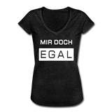 Mir Doch Egal - Frauen Vintage T-Shirt - Anthrazit