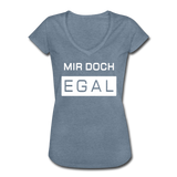 Mir Doch Egal - Frauen Vintage T-Shirt - Vintage Denim