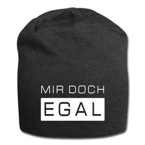 Mir Doch Egal - Jersey-Beanie - Anthrazit