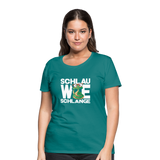 Schlau wie Schlange - Frauen Premium T-Shirt - Divablau