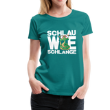 Schlau wie Schlange - Frauen Premium T-Shirt - Divablau