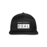 Mir Doch Egal - Snapback Cap - Schwarz/Schwarz