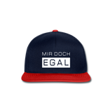 Mir Doch Egal - Snapback Cap - Navy/Rot