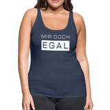 Mir Doch Egal - Frauen Premium Tank Top - Navy