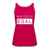 Mir Doch Egal - Frauen Premium Tank Top - dunkles Pink