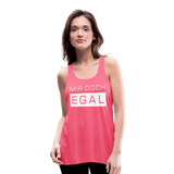 Mir Doch Egal - Federleichtes Frauen Tank Top - Neonpink