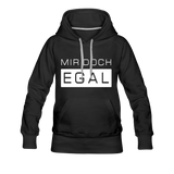 Mir Doch Egal - Frauen Premium Hoodie - Schwarz