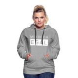 Mir Doch Egal - Frauen Premium Hoodie - Grau meliert