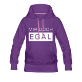 Mir Doch Egal - Frauen Premium Hoodie - Purple