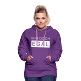 Mir Doch Egal - Frauen Premium Hoodie - Purple