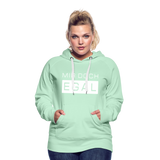 Mir Doch Egal - Frauen Premium Hoodie - helles Mintgrün