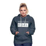 Mir Doch Egal - Frauen Premium Hoodie - Jeansblau