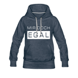 Mir Doch Egal - Frauen Premium Hoodie - Jeansblau