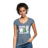 Schlau wie Schlange - Frauen Vintage T-Shirt - Vintage Denim