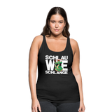 Schlau wie Schlange - Frauen Premium Tank Top - Schwarz