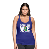 Schlau wie Schlange - Frauen Premium Tank Top - Königsblau