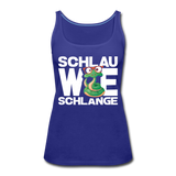 Schlau wie Schlange - Frauen Premium Tank Top - Königsblau