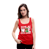 Schlau wie Schlange - Frauen Premium Tank Top - Rot