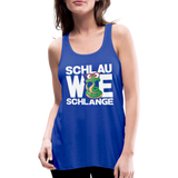 Schlau wie Schlange - Federleichtes Frauen Tank Top - Royalblau