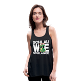 Schlau wie Schlange - Federleichtes Frauen Tank Top - Schwarz