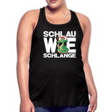 Schlau wie Schlange - Federleichtes Frauen Tank Top - Schwarz