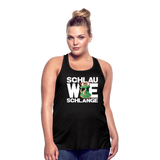 Schlau wie Schlange - Federleichtes Frauen Tank Top - Schwarz