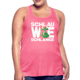 Schlau wie Schlange - Federleichtes Frauen Tank Top - Neonpink