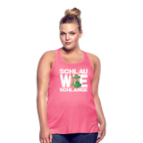 Schlau wie Schlange - Federleichtes Frauen Tank Top - Neonpink