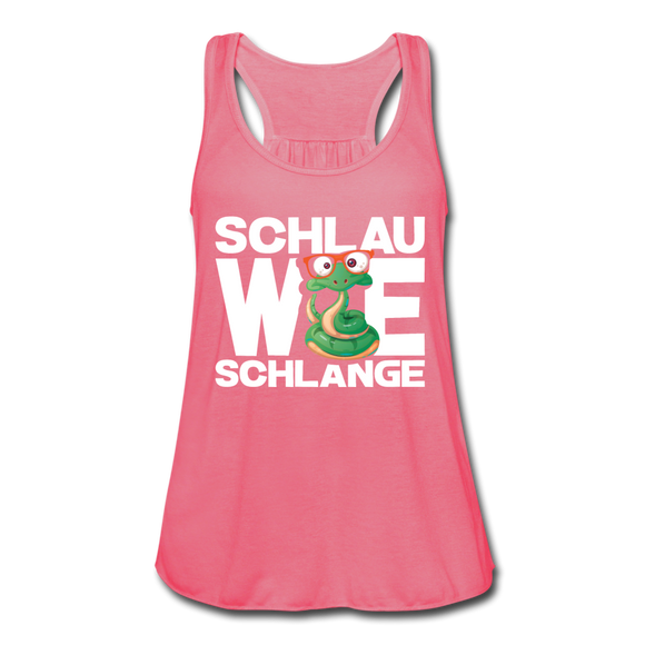 Schlau wie Schlange - Federleichtes Frauen Tank Top - Neonpink