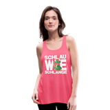 Schlau wie Schlange - Federleichtes Frauen Tank Top - Neonpink