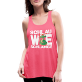 Schlau wie Schlange - Federleichtes Frauen Tank Top - Neonpink