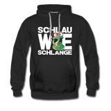 Schlau wie Schlange - Men’s Premium Hoodie - Schwarz