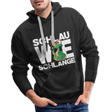 Schlau wie Schlange - Men’s Premium Hoodie - Schwarz