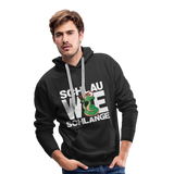 Schlau wie Schlange - Men’s Premium Hoodie - Schwarz