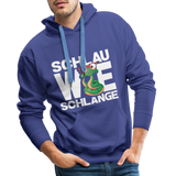 Schlau wie Schlange - Men’s Premium Hoodie - Königsblau