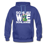 Schlau wie Schlange - Men’s Premium Hoodie - Königsblau