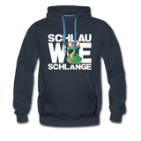 Schlau wie Schlange - Men’s Premium Hoodie - Navy