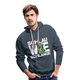 Schlau wie Schlange - Men’s Premium Hoodie - Jeansblau