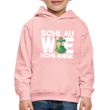 Schlau wie Schlange - Kinder Premium Hoodie - Kristallrosa