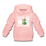 Schlau wie Schlange - Kinder Premium Hoodie - Kristallrosa