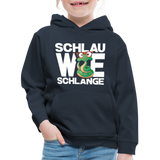 Schlau wie Schlange - Kinder Premium Hoodie - Navy