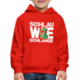 Schlau wie Schlange - Kinder Premium Hoodie - Rot