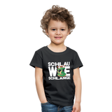 Schlau wie Schlange - Kinder Premium T-Shirt - Schwarz